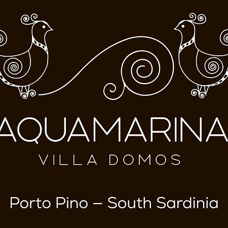 Villa Aquamarina Pavoncella Rossa Porto Pino Eksteriør billede