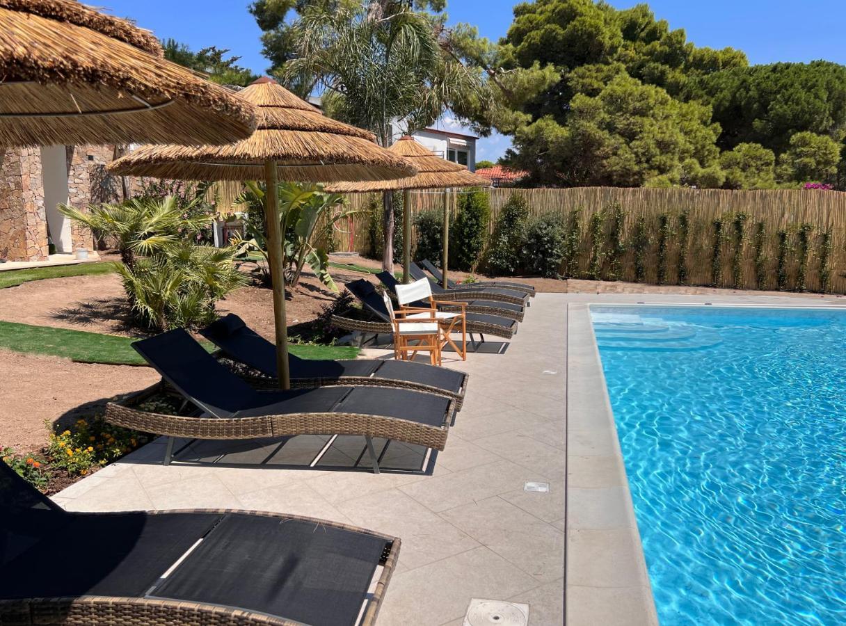 Villa Aquamarina Pavoncella Rossa Porto Pino Eksteriør billede